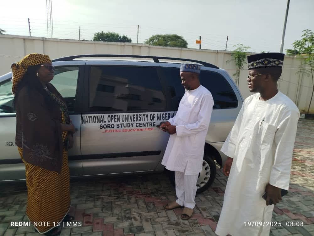 Bauchi Rep. Donates Utility Vehicle To NOUN Study Center