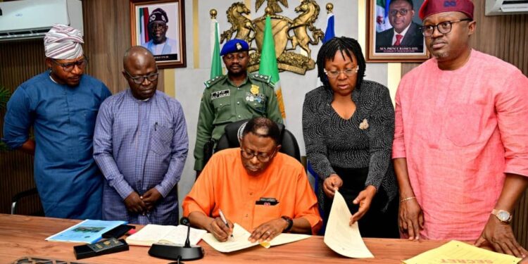 Cross River Gov. Otu Signs 2 Bills, Supplementary Budget into Law