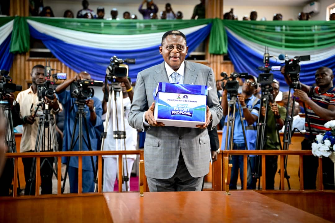Governor Otu Presents ₦987.8bn 2027 Budget to House of Assembly, Allocates ₦708.4bn for Capital Projects